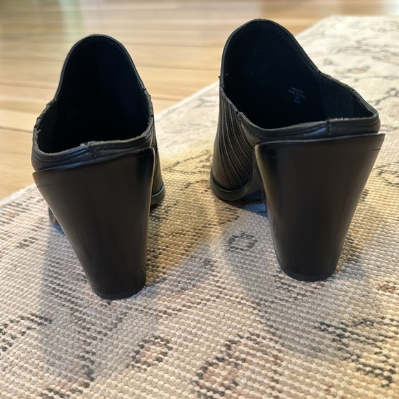 SIGERSON MORRISON Kaden Mules / Booties in Black Leather sz 37 1/2 (US 7) - Picture 4 of 7